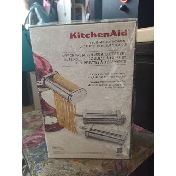 KitchenAid 桌上型攪拌機配件 製麵組Pasta Attachment 義大利麵壓麵(3種)