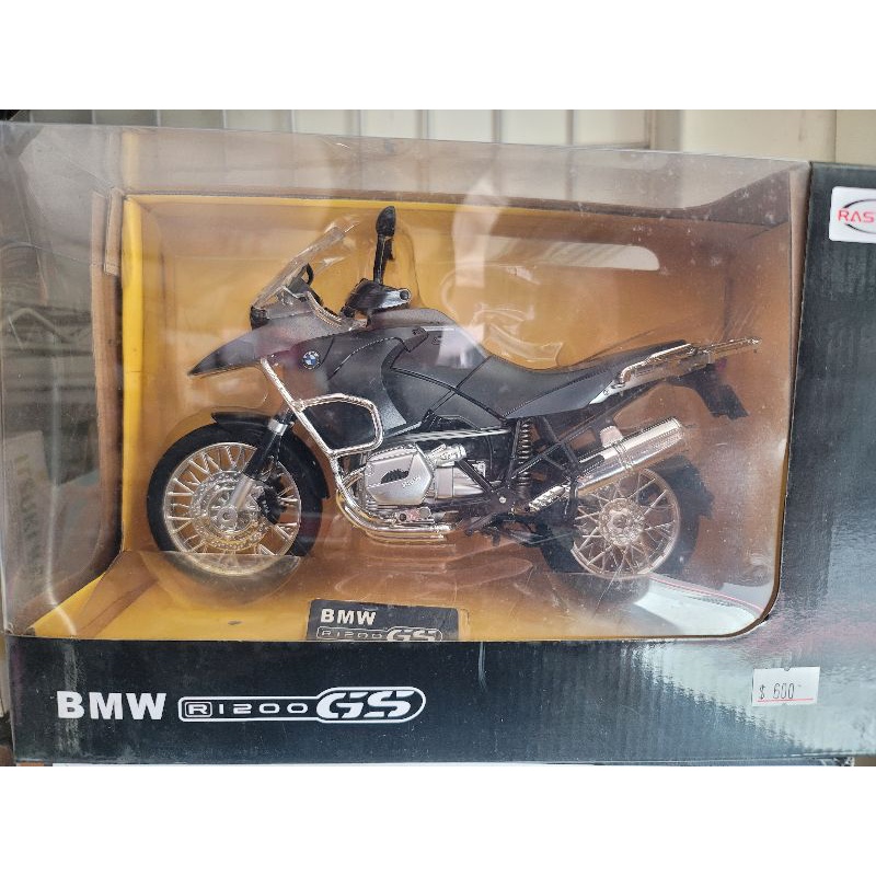 盒微損全新 RASTAR 1/9 BMW R1200GS 大鳥 機車模型 摩托車 重機 星輝 7吋人偶