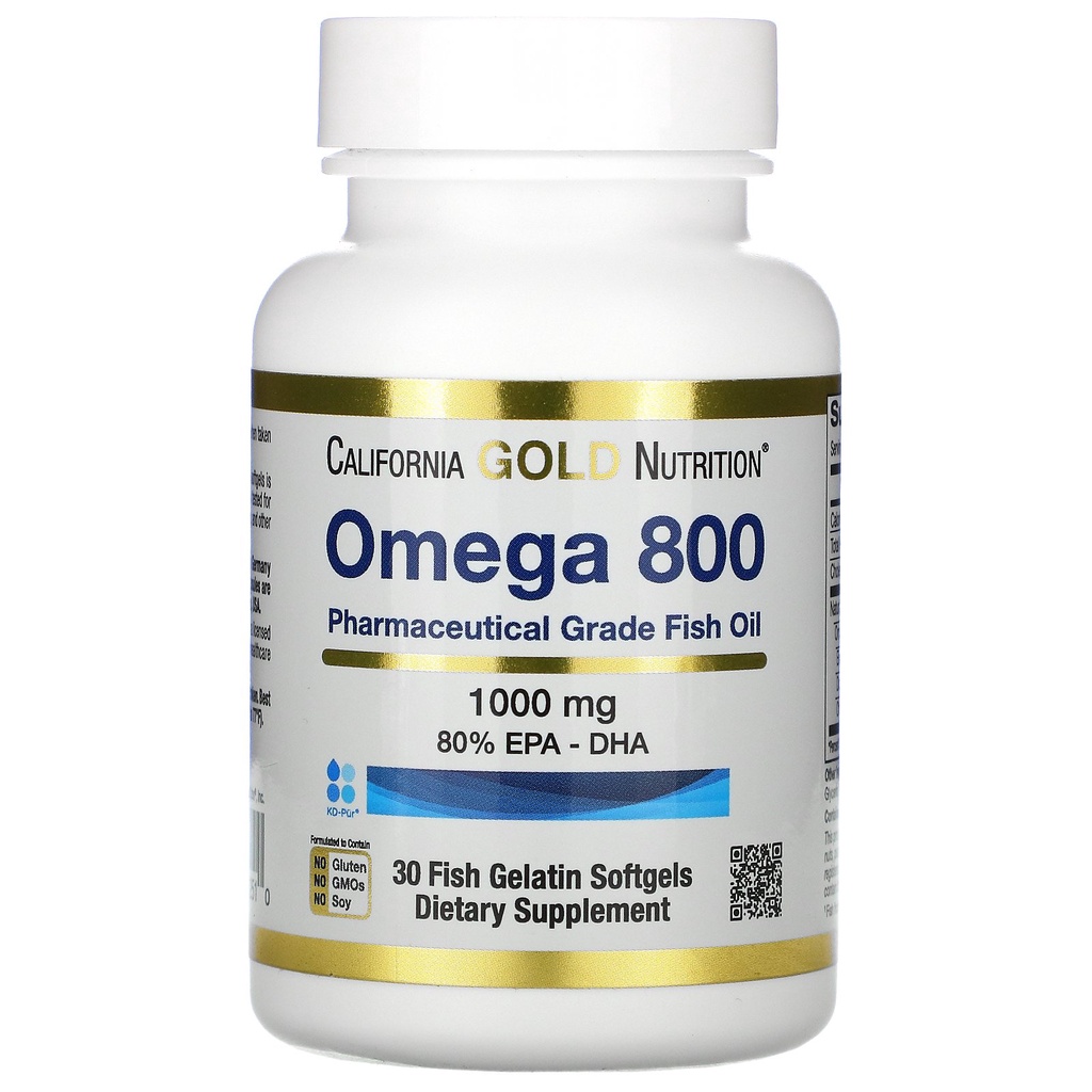 現貨 California 歐米伽800 Omega 800 含80%魚油EPA/DHA 1000毫克30 90