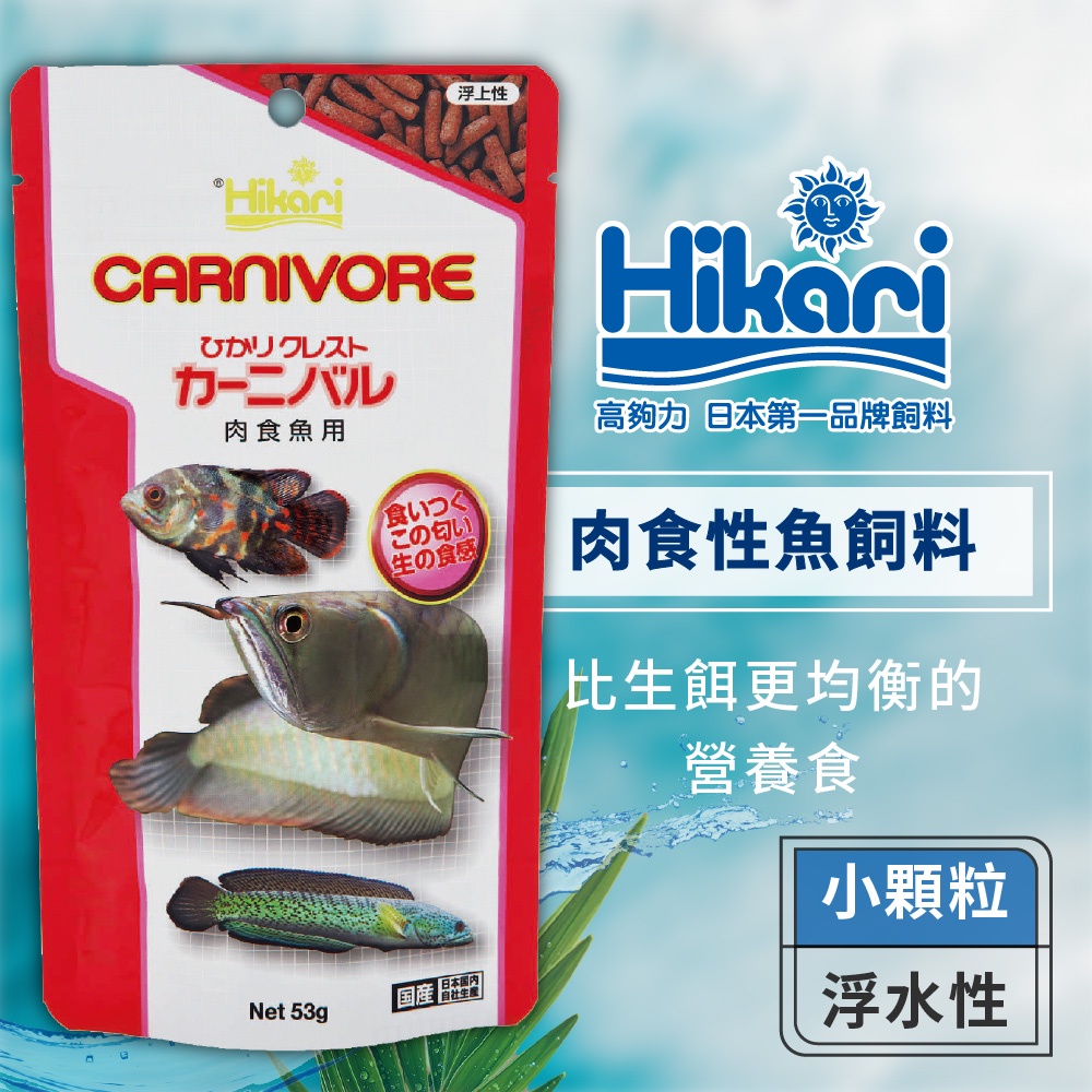 Hikari 高夠力 肉食性魚飼料  龍魚 肉食性魚 羅漢魚 花羅漢 增豔 強壯