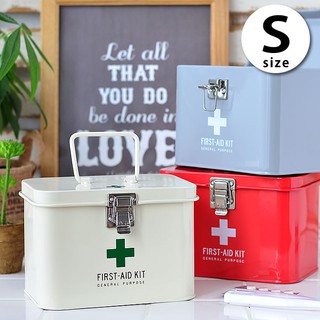 🎁現貨 日本FIRST AID KIT 居家藥品收納箱 萬用置物箱 小物收納盒 醫藥箱