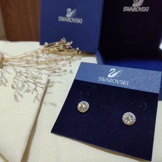 Swarovski百貨公司購入施華洛世奇水晶Swarovski 單鑽耳環