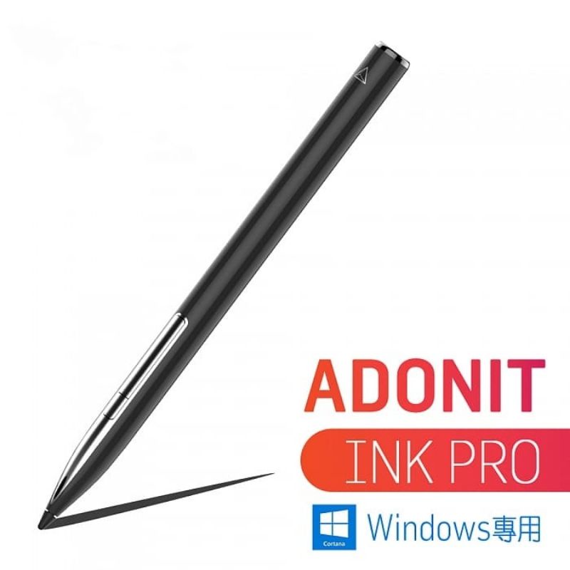 Adonit INK PRO 微軟 Surface PRO 系列專用感壓觸控筆 語音指令專業版 黑色