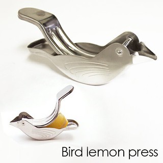 日本 小鳥造型 復古 懷舊 不鏽鋼 不銹鋼 檸檬榨汁器 調理道具