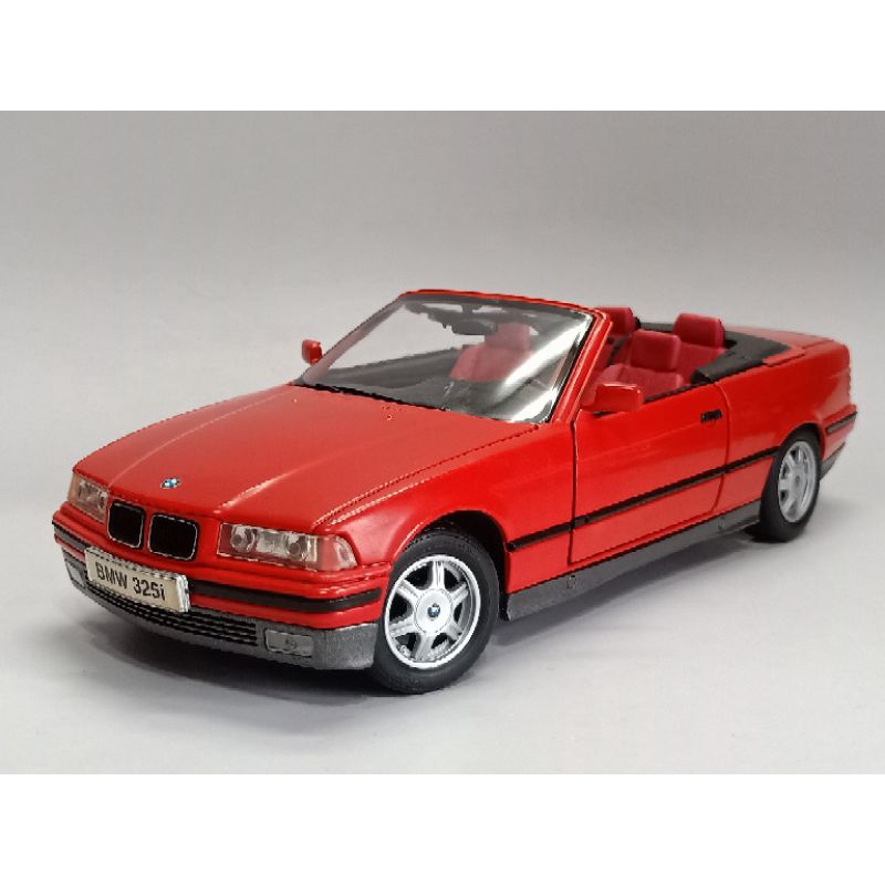 稀有 Maisto 1:18(1/18) BMW E36 325i convertible 敞篷車 （M3參考）