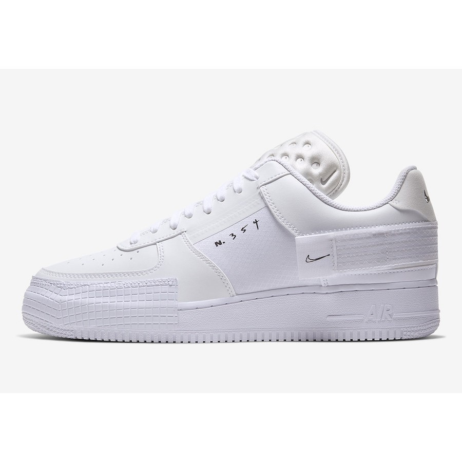 ISNEAKERS Nike Air Force 1 N.354 全白透明解構式休閒鞋男鞋CQ2344-101 | 蝦皮購物