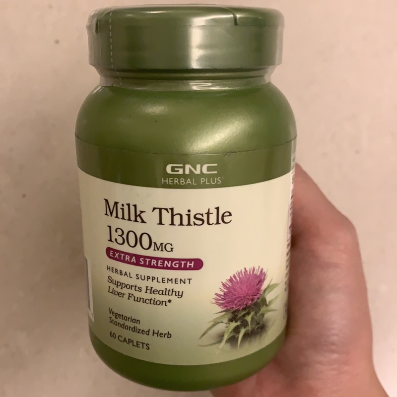 現貨 GNC Milk Thistle 奶薊最高含量1300mg 60顆