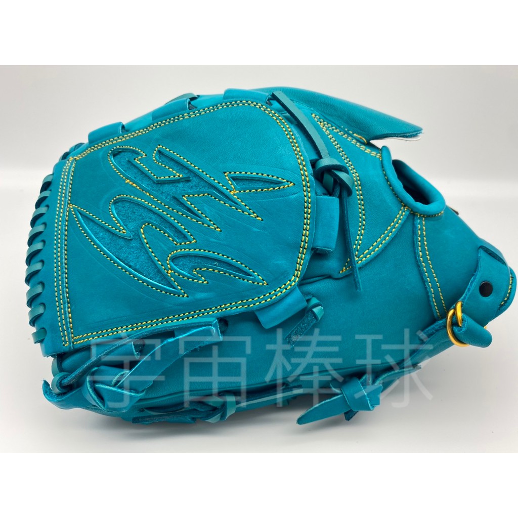 ※宇宙棒球※ZETT 特殊訂製款 反手棒壘球手套 藤浪型 12吋左投手用 湖水綠 BPGT-362SP8211