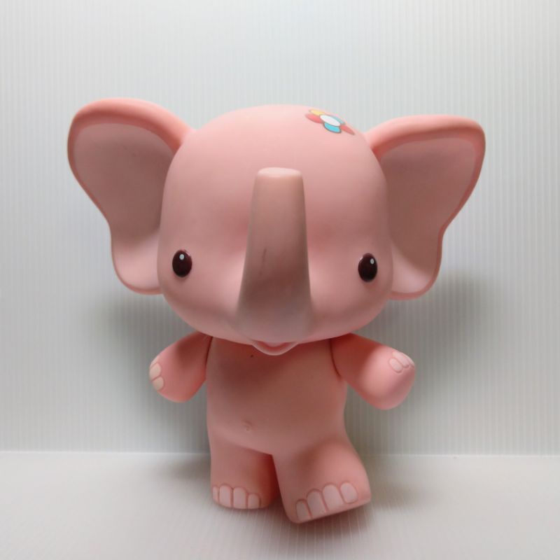 [ 小店 ] 企業公仔 麗嬰房  粉紅小象   高約:16公分 塑膠:塑膠  B6