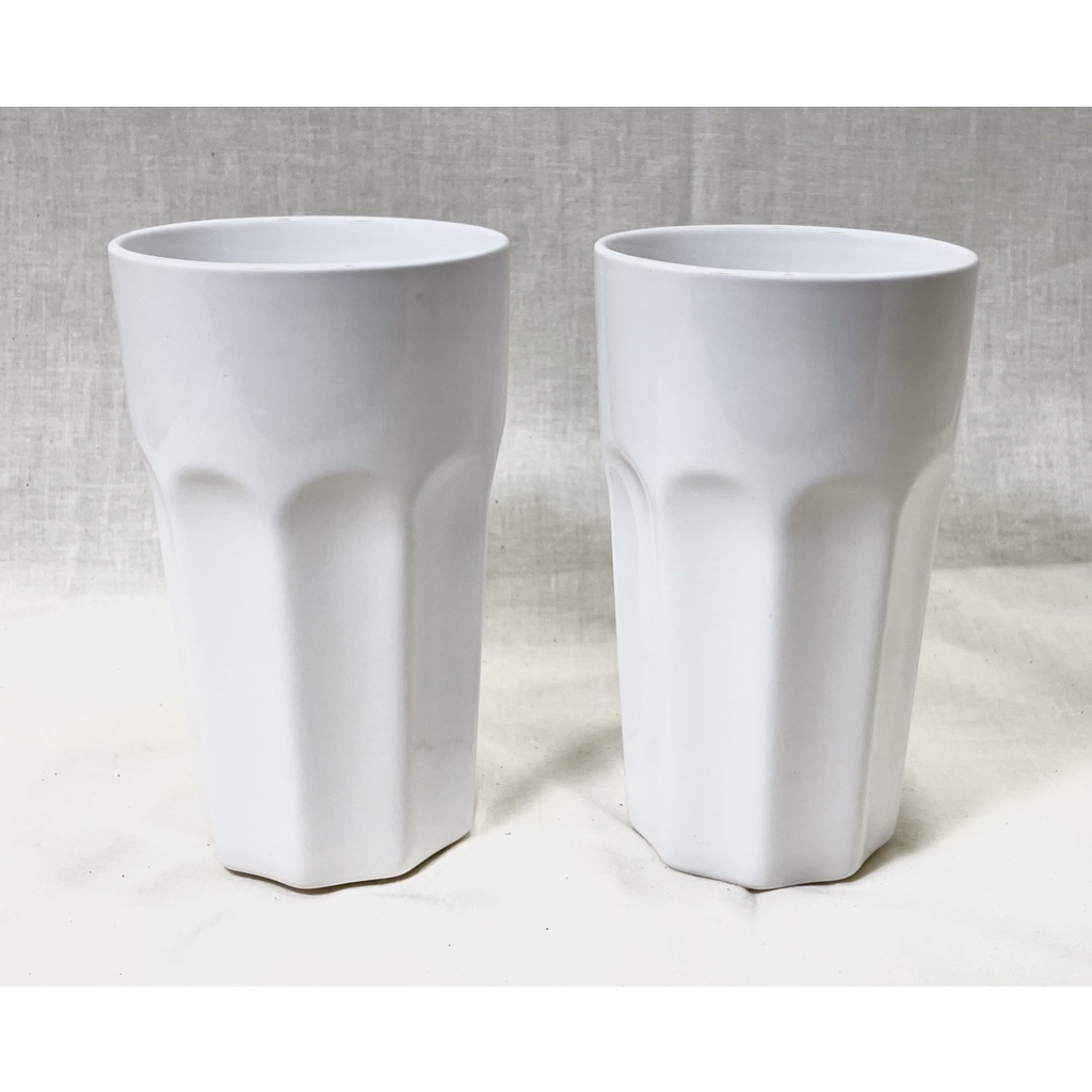 ♥二手好物【IKEA 宜家 馬克杯 咖啡杯 水杯】2入價︱白色陶瓷杯︱筆筒︱餐具桶︱絕版品