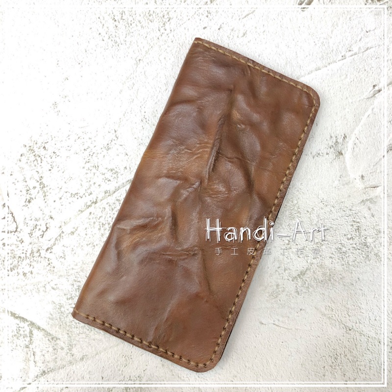 《台中Handi-Art手工皮革工作室》訂製簡易長夾