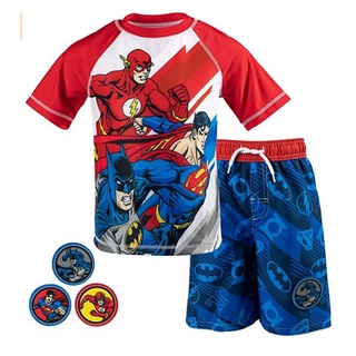 預購👍正版空運👍美國專櫃 BATMAN 蝙蝠俠 兒童 泳裝 泳衣 泳褲 套裝 男童 DC 漫畫 超人