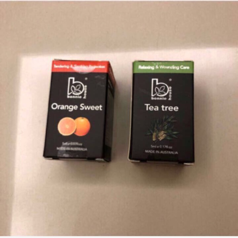 全新 有機茶樹及甜橙🍊精油, Bonnie House, 5ml