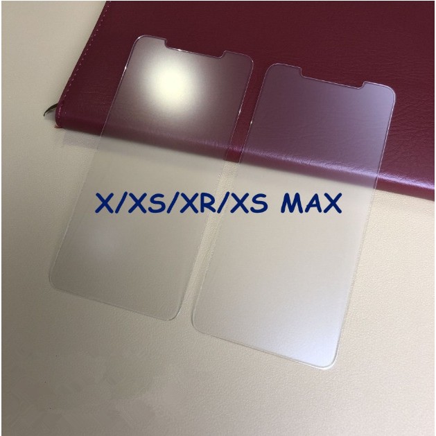 IPHONE X Xs XR Xs XsMax 磨砂 非滿版玻璃膜 防指紋 鋼化玻璃膜