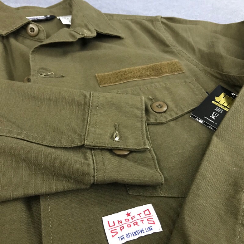 UNDEFEATED CONFLICT BDU SHIRT RIPSTOP 軍襯衫