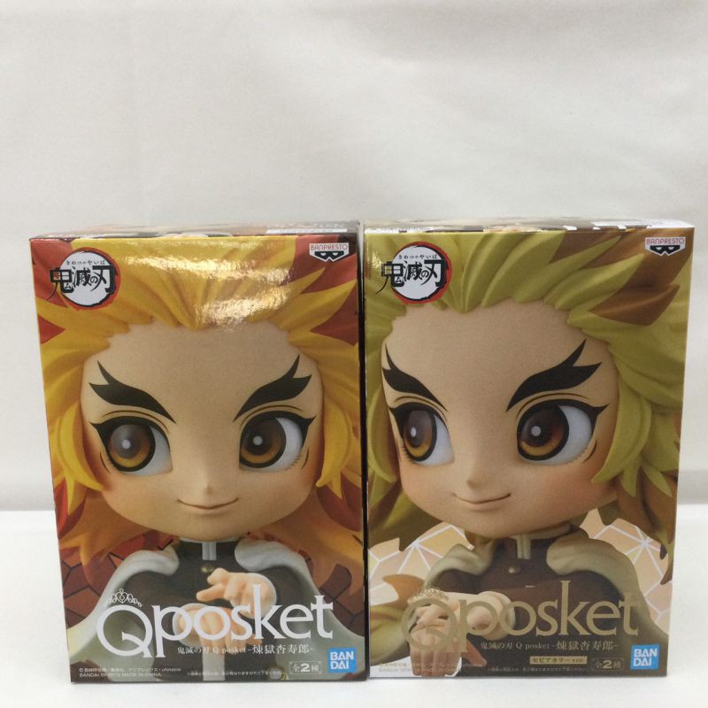 BANPRESTO  鬼滅之刃 QP 炎柱 煉獄 杏壽郎 兩入一組 代理版 景品 【現貨】【TOY JO】