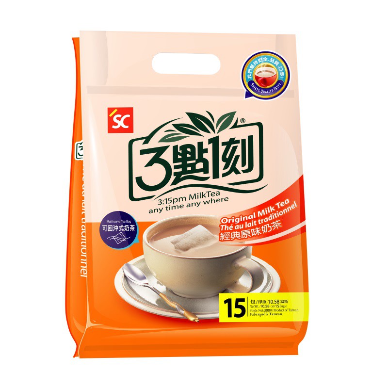 【3點1刻】經典原味奶茶 (15入/袋)
