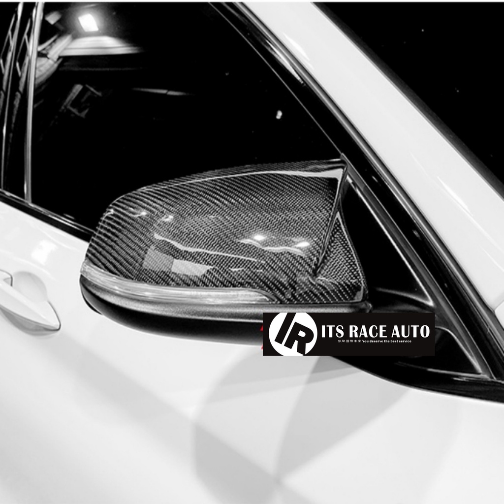 依馳國際 BMW X1 F48 碳纖維 牛角 後視鏡蓋 替換式