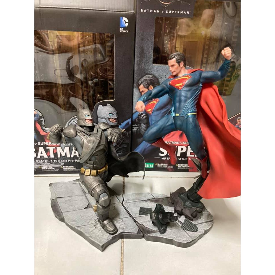 壽屋ARTFX+ 蝙蝠俠對超人對決場景雕像
