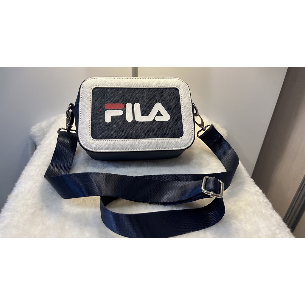 FILA | LOGO 硬皮 相機包 斜背包 側背包 肩背包