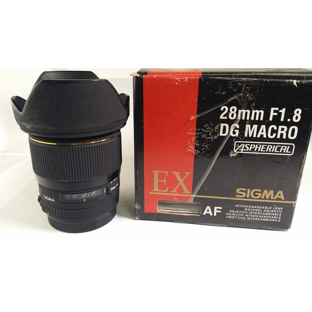シグマ 28mm F1.8 EX DG MACRO キヤノンEF フルサイズ用
