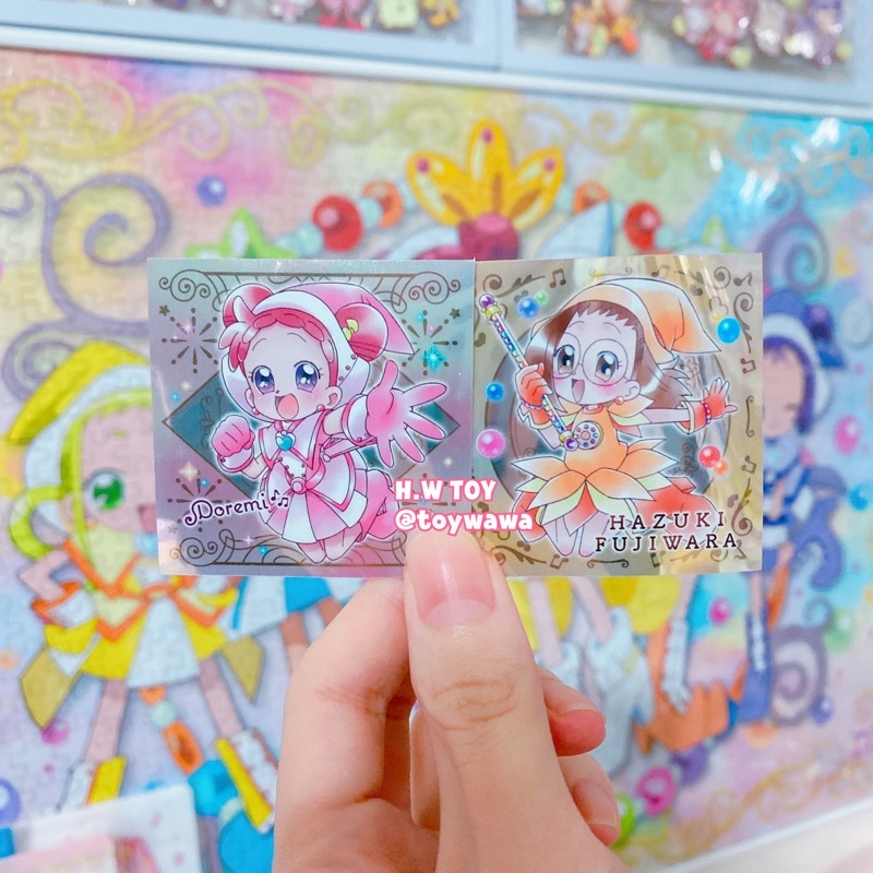 Bandai Canday 小魔女doremi 軟糖貼紙 變身服 羽月 doremi💕