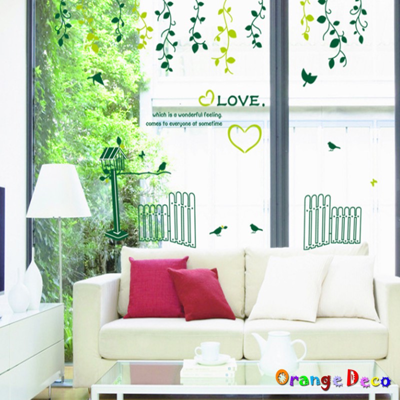 【橘果設計】清新家園 壁貼 牆貼 壁紙 DIY組合裝飾佈置