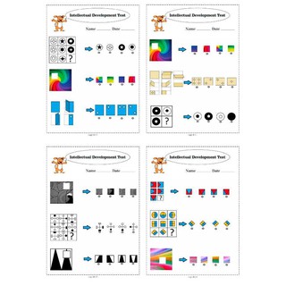 台灣賣家 兒童早教自學 學前教育在家自學早教 邏輯推理測驗空間感訓練 瑞文智力推理測驗彩色60頁 資優生鑑定 蝦皮購物