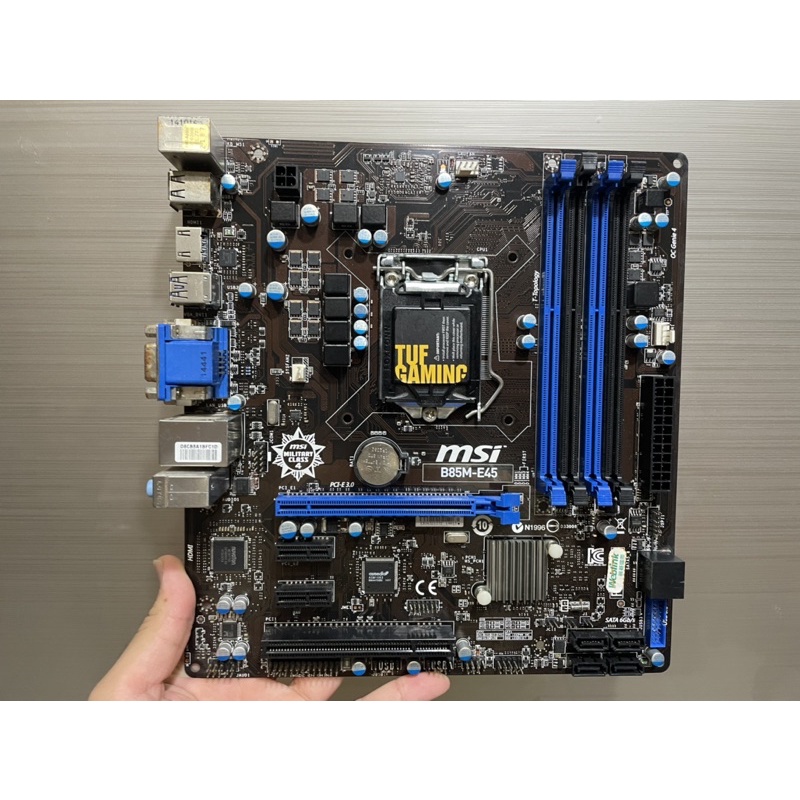 二手良品 msi B85m E45 （無擋板）4代intel適用