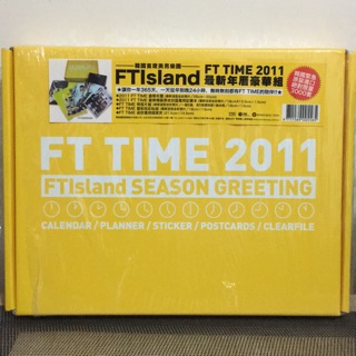 FT Island 2011 年曆豪華組 FT TIME 2011 韓國進口