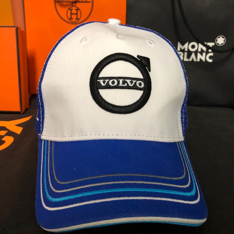 正品限量VOLVO 🇸🇪標誌透氣休閒網帽