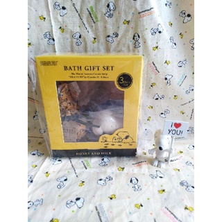*潤餅小舖*snoopy史努比honey and milk bath gift set沐浴鹽組合