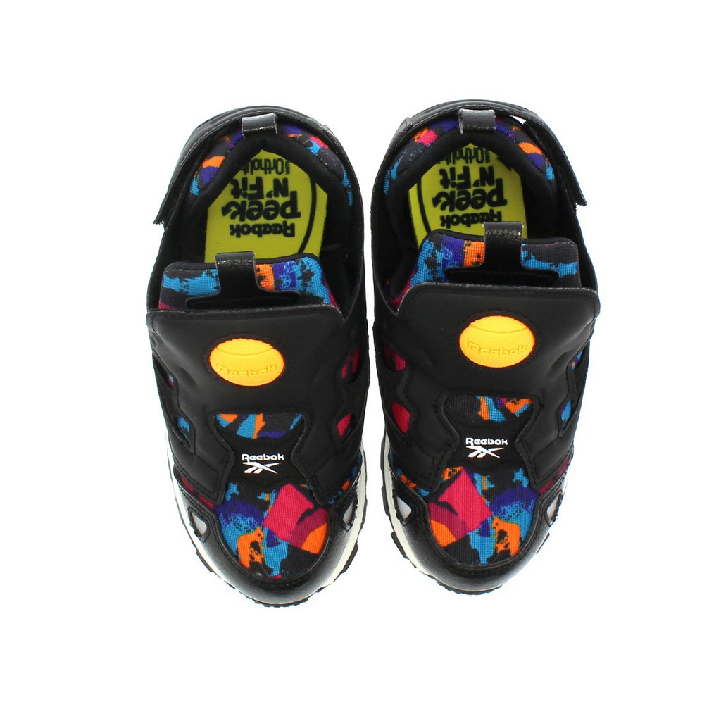 帝安諾-實體店面-Reebok VERSA PUMP FURY SYN AR 兒童跑鞋 童 黑魂 BD4471