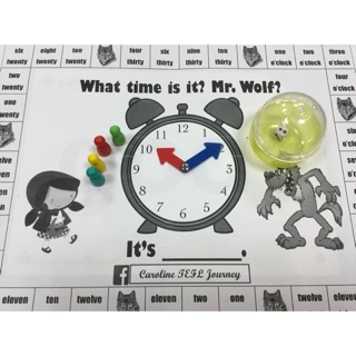 時鐘玩具DIY指針（用於桌遊學習單）