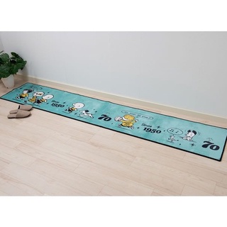 食器堂︱日本 地毯 地墊 史努比 70週年 止滑 長型 臥室 房間 居家裝飾