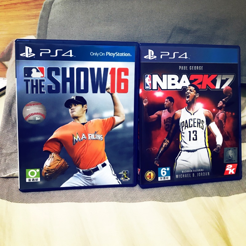 PS4 - NBA2k17 &amp; MLB the show16