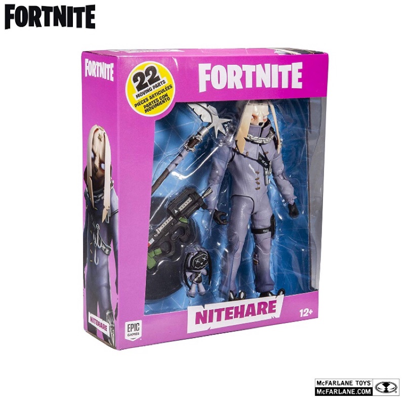 現貨 McFarlane 麥法蘭 要塞英雄 Nitehare 夜兔 夜野兔 可動公仔  Fortnite