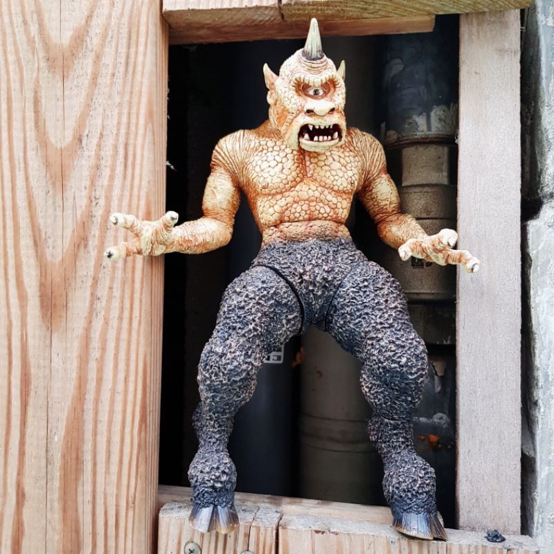 喔啦玩具店 X Plus 辛巴達七航妖島獨眼巨人盒裝老玩具公仔辛巴達可動人偶cyclops 蝦皮購物