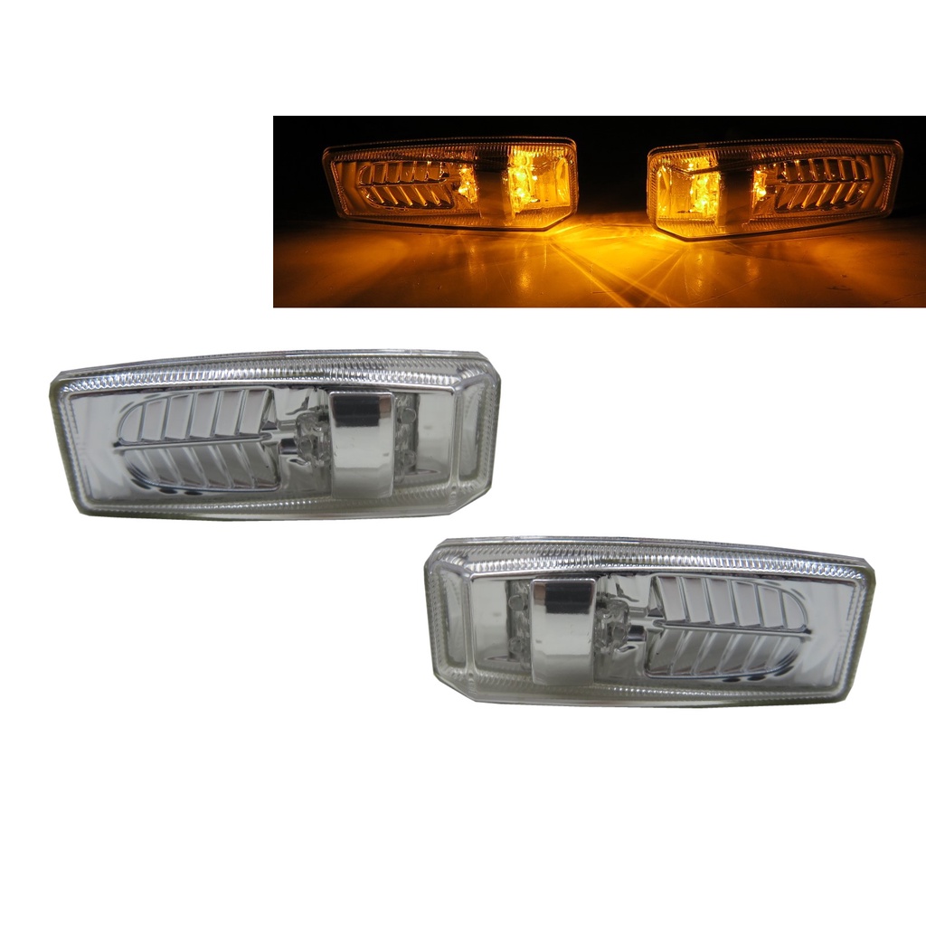 出清-卡嗶車燈 Benz 賓士 W202後期 W124前期 W140 R129 W201 W126  LED 側燈