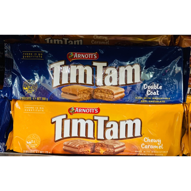 澳洲Tim Tam巧克力餅乾-雙層巧克力&amp;焦糖&amp;經典黑巧克力&amp;原味 175g～200g