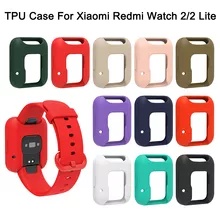 新品 適用紅米手錶2保護殼 Redmi Watch2手錶保護套 Mi watch Lite半包矽膠保護殼 防塵 防摔錶殼
