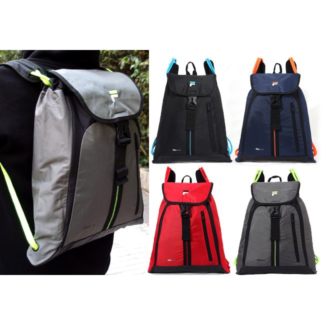 原廠正版 美國FILA 旅行背包 可裝平板 筆電 多層拉錬 運動雙肩包 休閒背包 後背包 書包 電腦包 男女（FBB1）