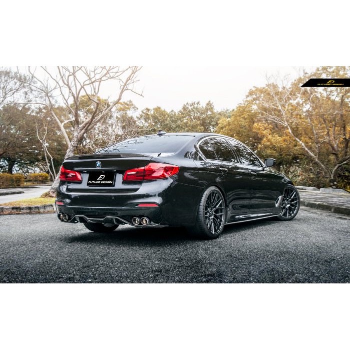 【政銓企業】BMW G30 MTECH專用 P款 2件式 高品質 卡夢 後下巴 真空製程 現貨供應 免費安裝
