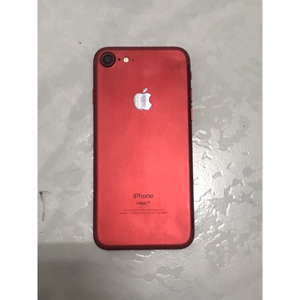 iphone7 A1778 128g 紅色故障機充電有反應