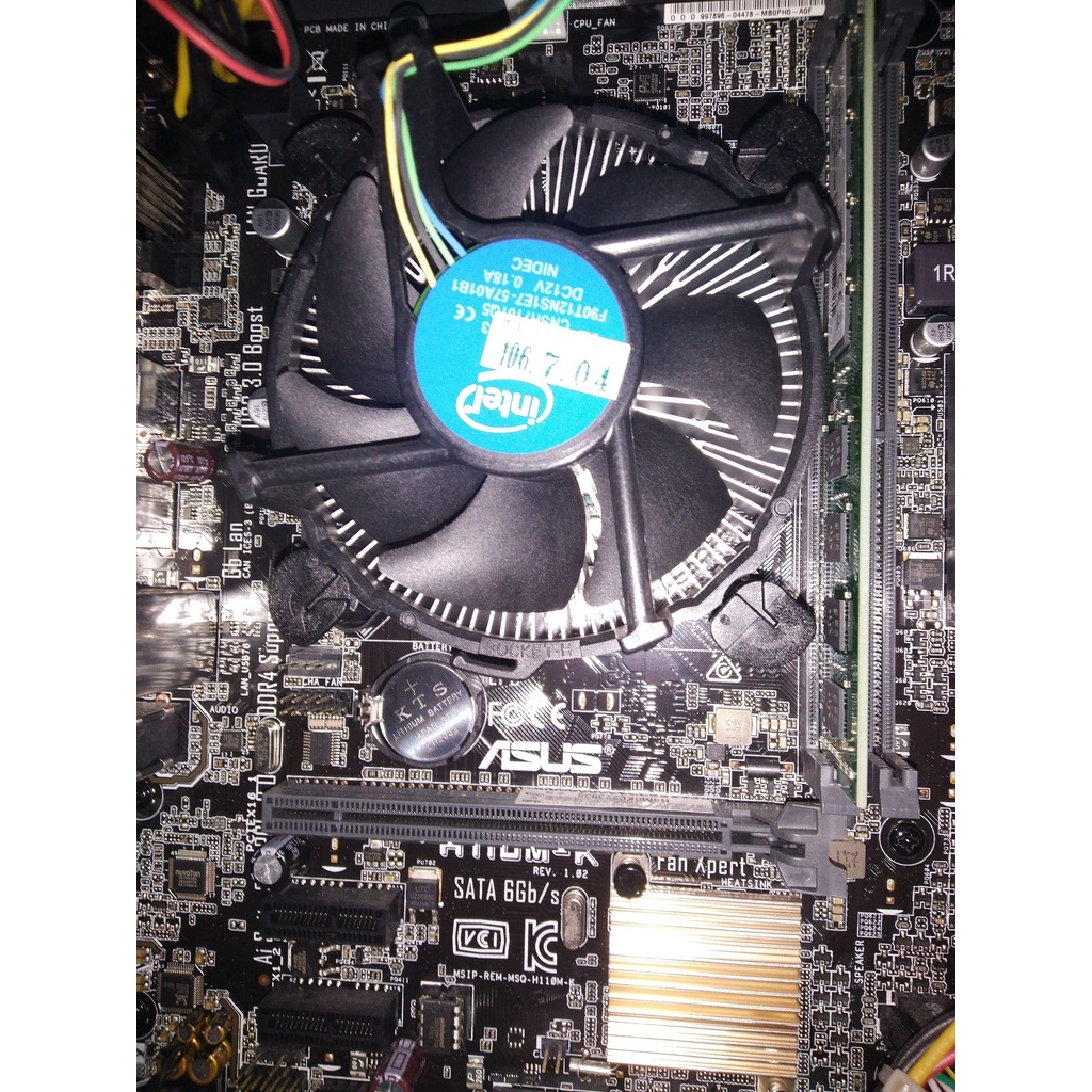 Intel G3930 + ASUS H110M-K 合售