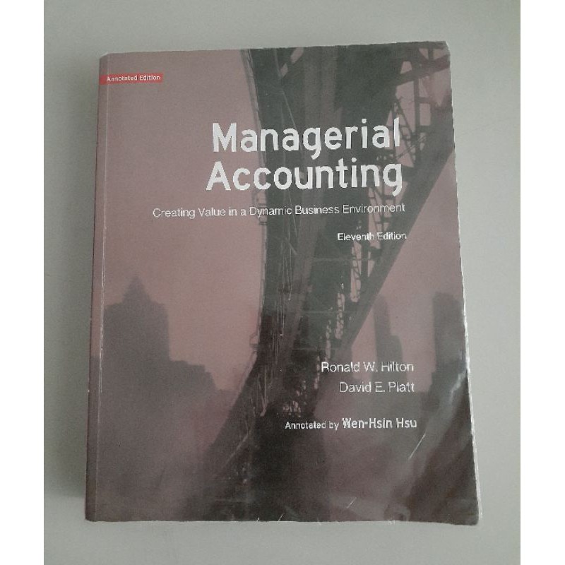 Managerial Accounting 11e 管理會計