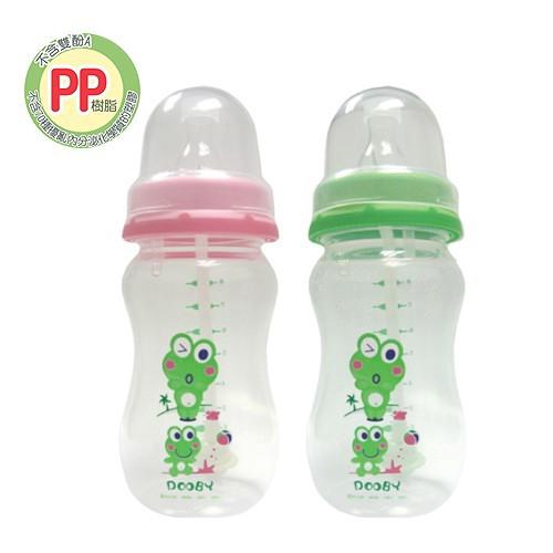 大眼蛙 DOOBY 寬口徑PP防脹自動奶瓶250ML[即期出清]
