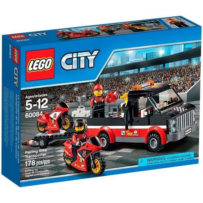 LEGO 樂高 60084 城市系列 競賽自行車運輸車