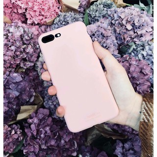 免運台灣現貨 holdit iPhone 7+ 8+ 共用版腮粉紅色特殊新液態矽膠手機殼 瑞典品牌超薄全包式彩色系列原廠