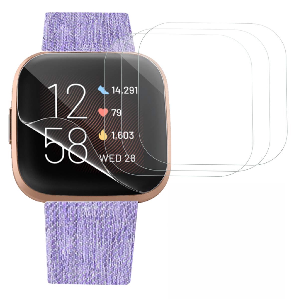 Fitbit Versa 2 3 Sense 軟 TPU 薄膜手錶的屏幕保護膜